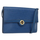 LOUIS VUITTON Epi Pochette Arche Shoulder Bag Blue M52575 LV Auth bs31907-1