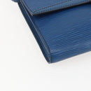 LOUIS VUITTON Epi Pochette Arche Shoulder Bag Blue M52575 LV Auth bs31907-14