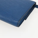 LOUIS VUITTON Epi Pochette Arche Shoulder Bag Blue M52575 LV Auth bs31907-15