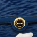 LOUIS VUITTON Epi Pochette Arche Shoulder Bag Blue M52575 LV Auth bs31907-17