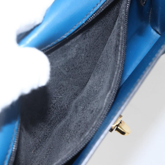 LOUIS VUITTON Epi Pochette Arche Shoulder Bag Blue M52575 LV Auth bs31907