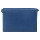 LOUIS VUITTON Epi Pochette Arche Shoulder Bag Blue M52575 LV Auth bs31907-2