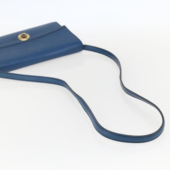 LOUIS VUITTON Epi Pochette Arche Shoulder Bag Blue M52575 LV Auth bs31907