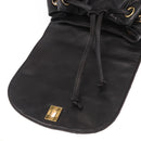 CHANEL Matelasse Backpack Lamb Skin Black Gold CC Auth bs31908-19