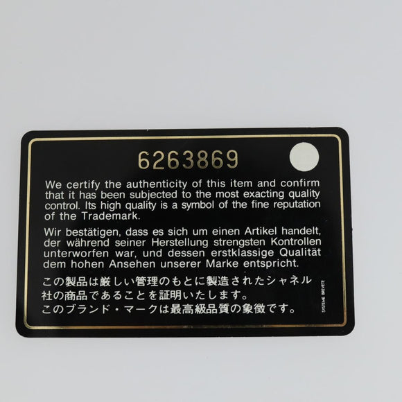 CHANEL Travel Line Boston Bag Nylon Black Silver CC Auth bs31912