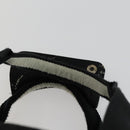 CHANEL Travel Line Boston Bag Nylon Black Silver CC Auth bs31912-8