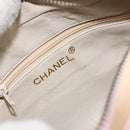 CHANEL Chain Shoulder Bag Satin Pink Gold CC Auth bs31914-15