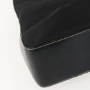 GIVENCHY Hand Bag Canvas Black Gold Auth bs31919-14