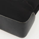 GIVENCHY Hand Bag Canvas Black Gold Auth bs31919-15