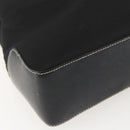 GIVENCHY Hand Bag Canvas Black Gold Auth bs31919-16