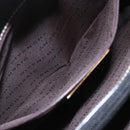 GIVENCHY Hand Bag Canvas Black Gold Auth bs31919-20