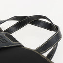 GIVENCHY Hand Bag Canvas Black Gold Auth bs31919-8