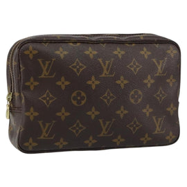 LOUIS VUITTON Monogram Trousse Toilette 23 Clutch Bag M47524 LV Auth bs31924
