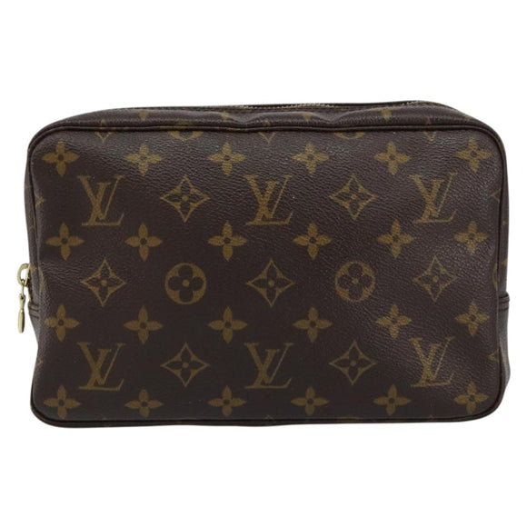 LOUIS VUITTON Monogram Trousse Toilette 23 Clutch Bag M47524 LV Auth bs31924