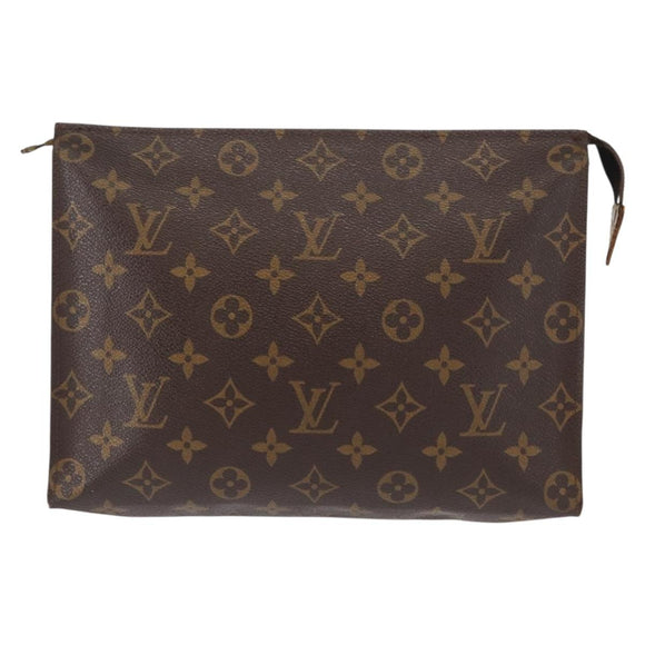 LOUIS VUITTON Monogram Poche Toilette 26 Pouch M47542 LV Auth bs31925