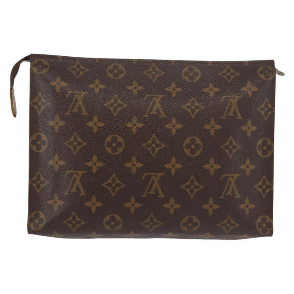 LOUIS VUITTON Monogram Poche Toilette 26 Pouch M47542 LV Auth bs31925