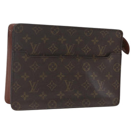 LOUIS VUITTON Monogram Pochette Homme Clutch Bag M51795 LV Auth bs31927