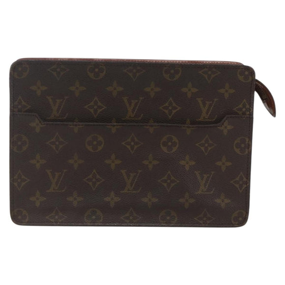 LOUIS VUITTON Monogram Pochette Homme Clutch Bag M51795 LV Auth bs31927