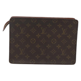 LOUIS VUITTON Monogram Pochette Homme Clutch Bag M51795 LV Auth bs31927 - 0