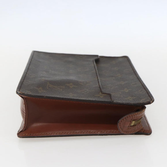 LOUIS VUITTON Monogram Pochette Homme Clutch Bag M51795 LV Auth bs31927