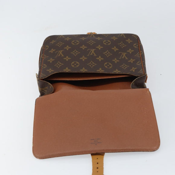 LOUIS VUITTON Monogram Cartouchiere GM Shoulder Bag M51252 LV Auth bs31929