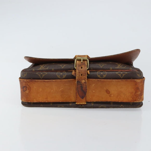 LOUIS VUITTON Monogram Cartouchiere GM Shoulder Bag M51252 LV Auth bs31929