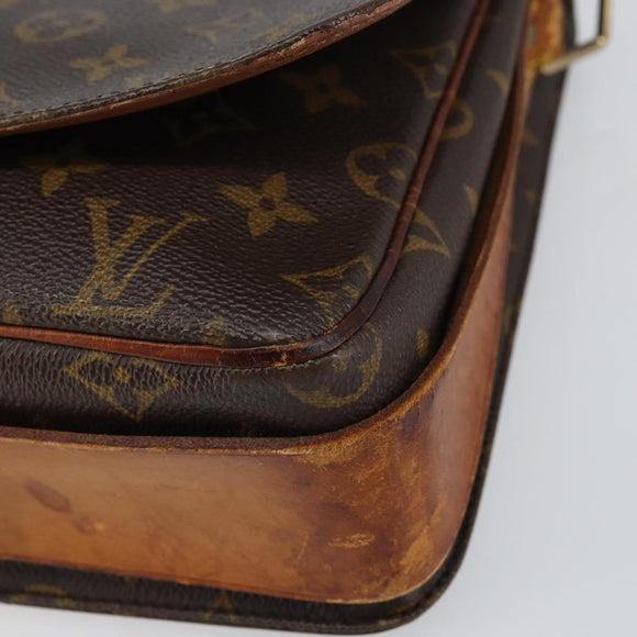 LOUIS VUITTON Monogram Cartouchiere GM Shoulder Bag M51252 LV Auth bs31929