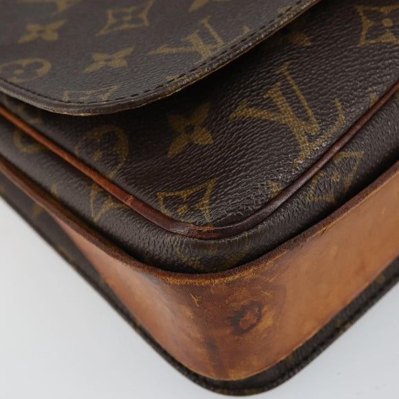 LOUIS VUITTON Monogram Cartouchiere GM Shoulder Bag M51252 LV Auth bs31929