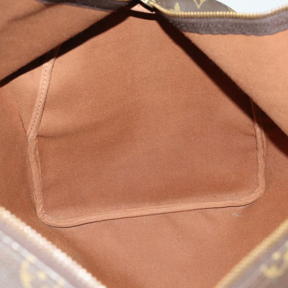 LOUIS VUITTON Monogram Keepall 55 Boston Bag M41424 LV Auth bs31933