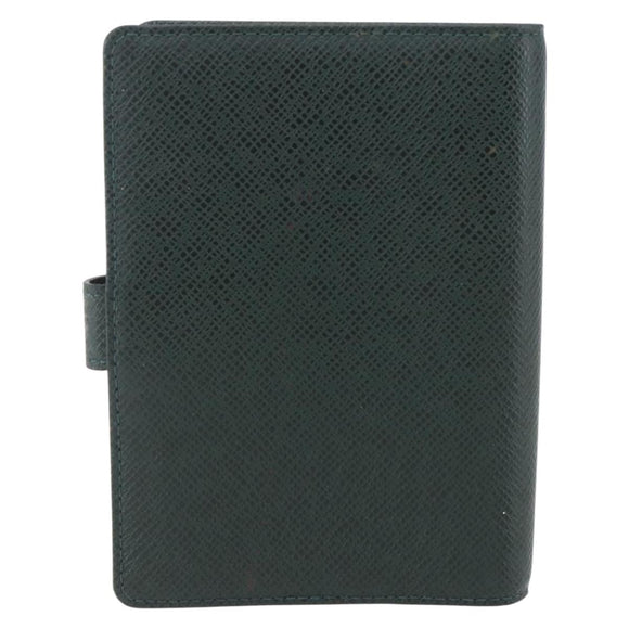LOUIS VUITTON Taiga Agenda PM Day Planner Cover Epicea R20424 LV Auth bs31935