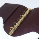 LOUIS VUITTON Taiga Agenda PM Day Planner Cover Acajou R20416 LV Auth bs31936-20