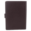 LOUIS VUITTON Taiga Agenda PM Day Planner Cover Acajou R20416 LV Auth bs31936-2