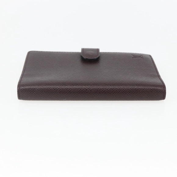 LOUIS VUITTON Taiga Agenda PM Day Planner Cover Acajou R20416 LV Auth bs31936