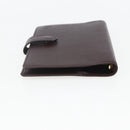 LOUIS VUITTON Taiga Agenda PM Day Planner Cover Acajou R20416 LV Auth bs31936-5