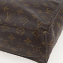 LOUIS VUITTON Monogram Sac Plat Hand Bag M51140 LV Auth bs31940-16