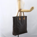 LOUIS VUITTON Monogram Sac Plat Hand Bag M51140 LV Auth bs31940-19