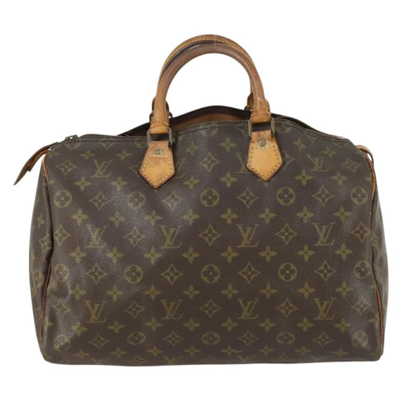 LOUIS VUITTON Monogram Speedy 35 Hand Bag M41524 LV Auth bs31941
