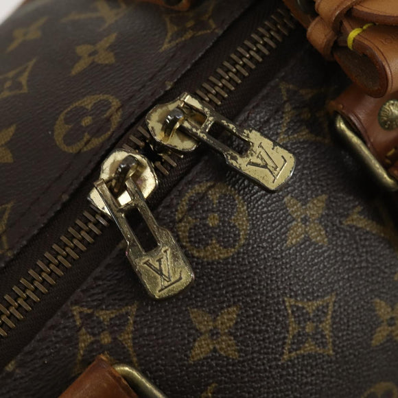 LOUIS VUITTON Monogram Keepall 45 Boston Bag M41428 LV Auth bs31942