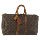 LOUIS VUITTON Monogram Keepall 45 Boston Bag M41428 LV Auth bs31942-1
