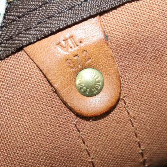 LOUIS VUITTON Monogram Keepall 45 Boston Bag M41428 LV Auth bs31942