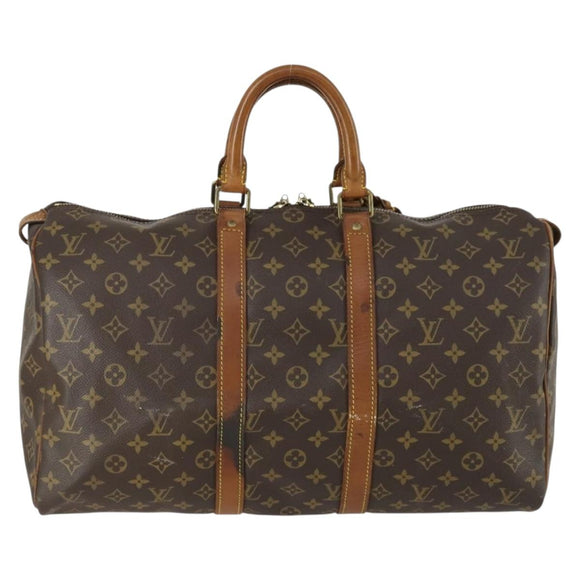 LOUIS VUITTON Monogram Keepall 45 Boston Bag M41428 LV Auth bs31942