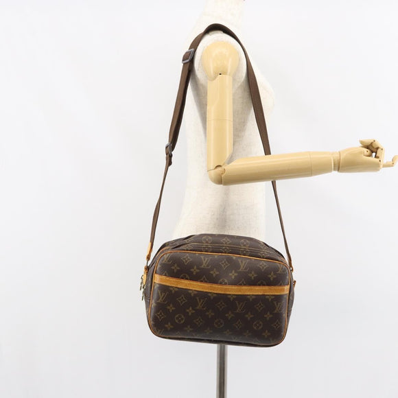 LOUIS VUITTON Monogram Reporter PM Shoulder Bag M45254 LV Auth bs31944