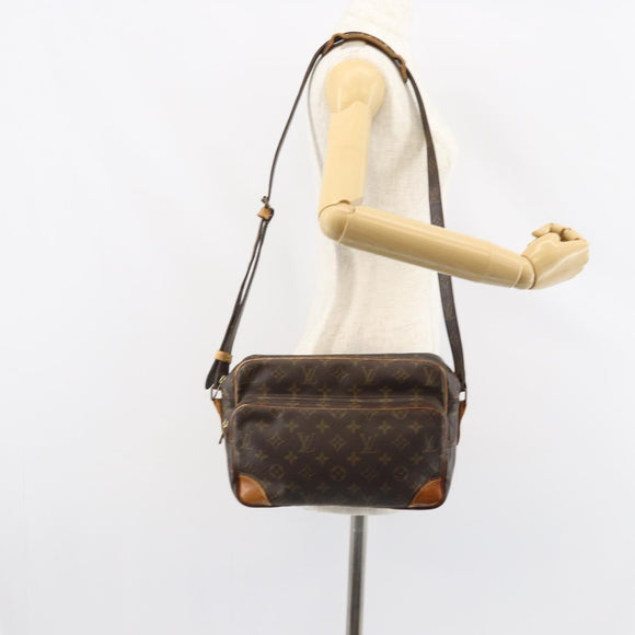 LOUIS VUITTON Monogram Nile Shoulder Bag M45244 LV Auth bs31946