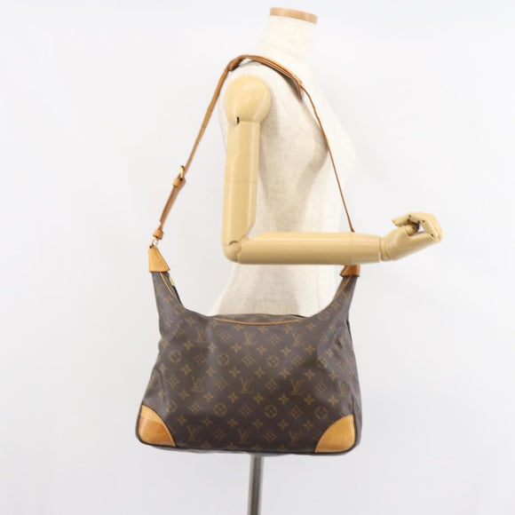 LOUIS VUITTON Monogram Boulogne 35 Shoulder Bag M51260 LV Auth bs31947