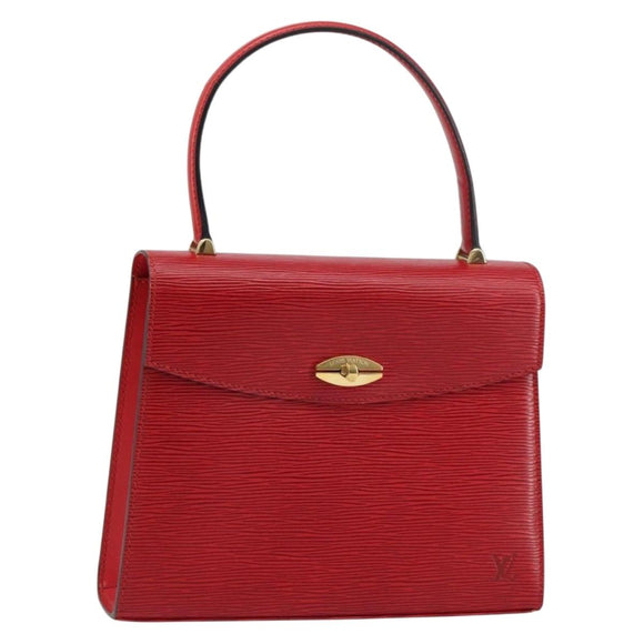 LOUIS VUITTON Epi Malesherbes Hand Bag Red M52377 LV Auth bs31949