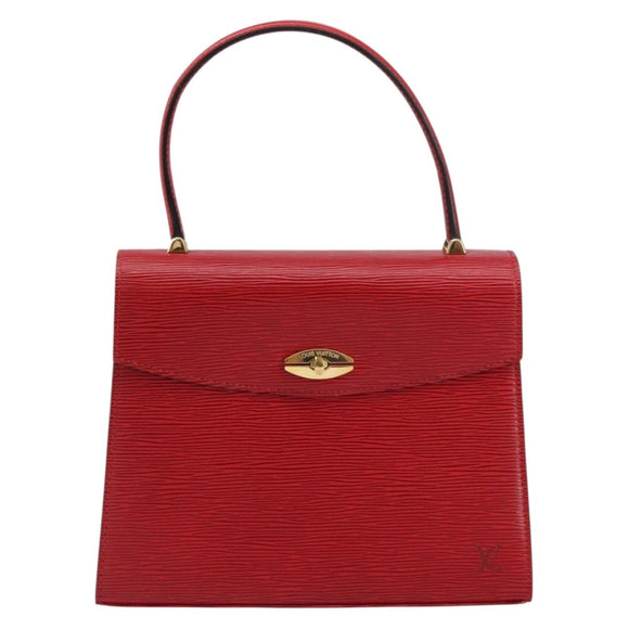 LOUIS VUITTON Epi Malesherbes Hand Bag Red M52377 LV Auth bs31949