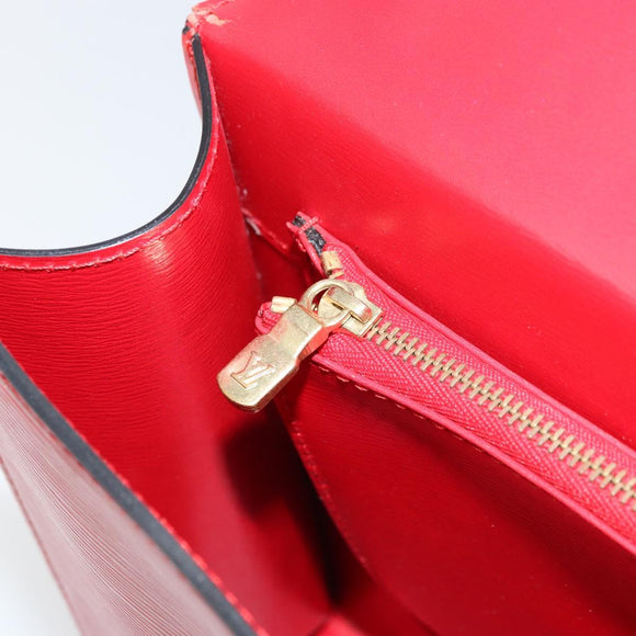 LOUIS VUITTON Epi Malesherbes Hand Bag Red M52377 LV Auth bs31949