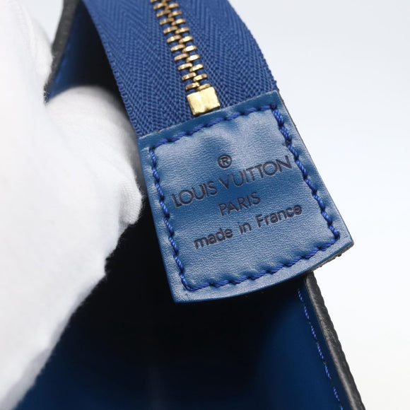 LOUIS VUITTON Epi Trousse Crete Pouch Blue M48405 LV Auth bs31950