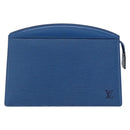 LOUIS VUITTON Epi Trousse Crete Pouch Blue M48405 LV Auth bs31950-13
