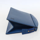 LOUIS VUITTON Epi Trousse Crete Pouch Blue M48405 LV Auth bs31950-4